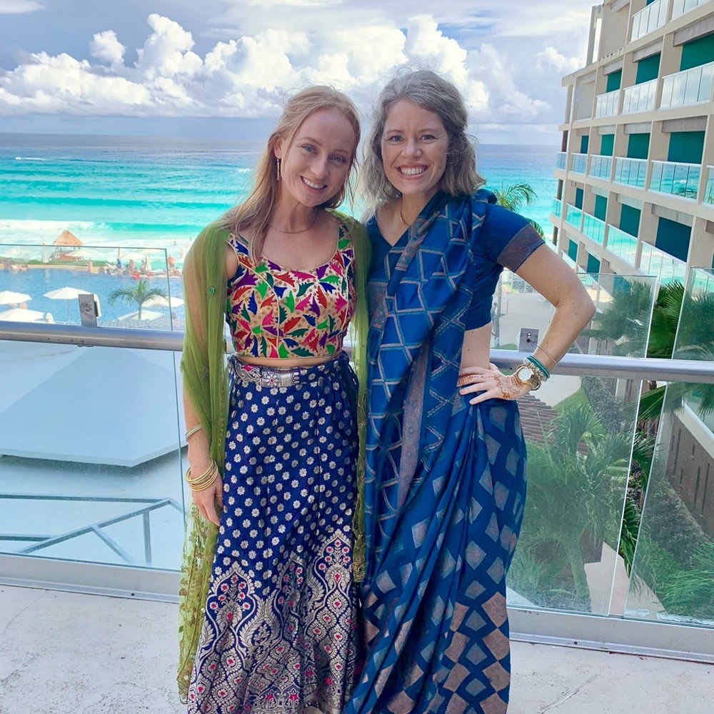 Three beautiful Indian wedding guest dresses